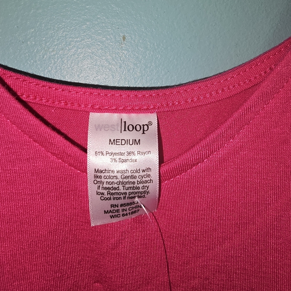 Pink Drawstring Sleevless Dress - Picture 4 of 7